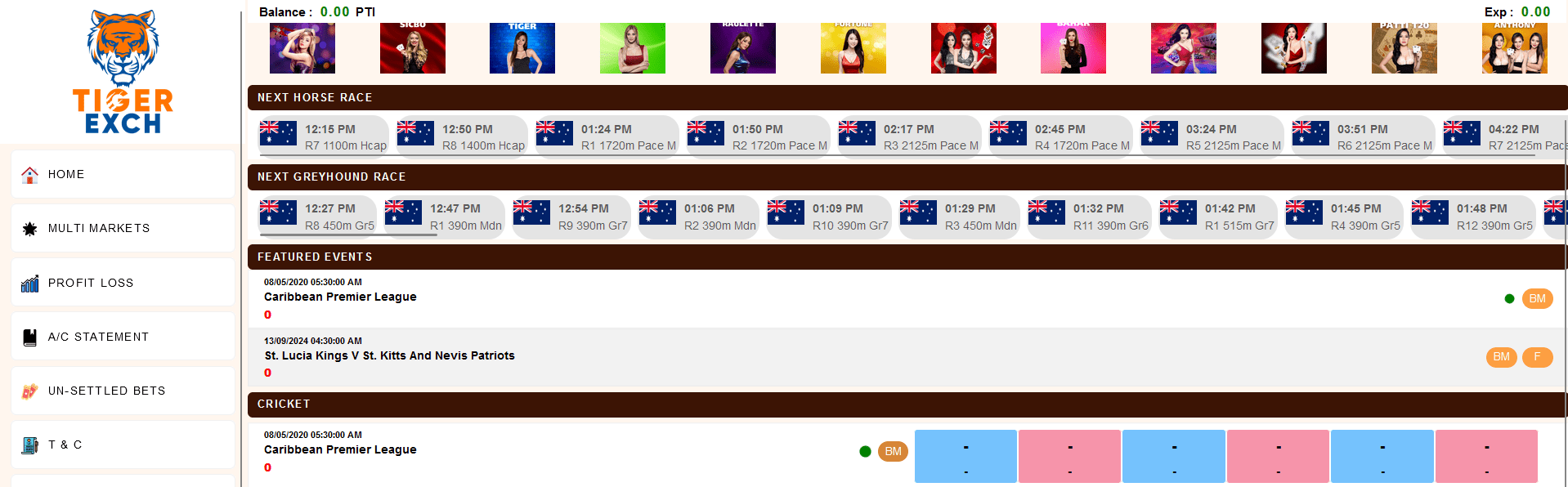 Tiger Exchange Betting Id
